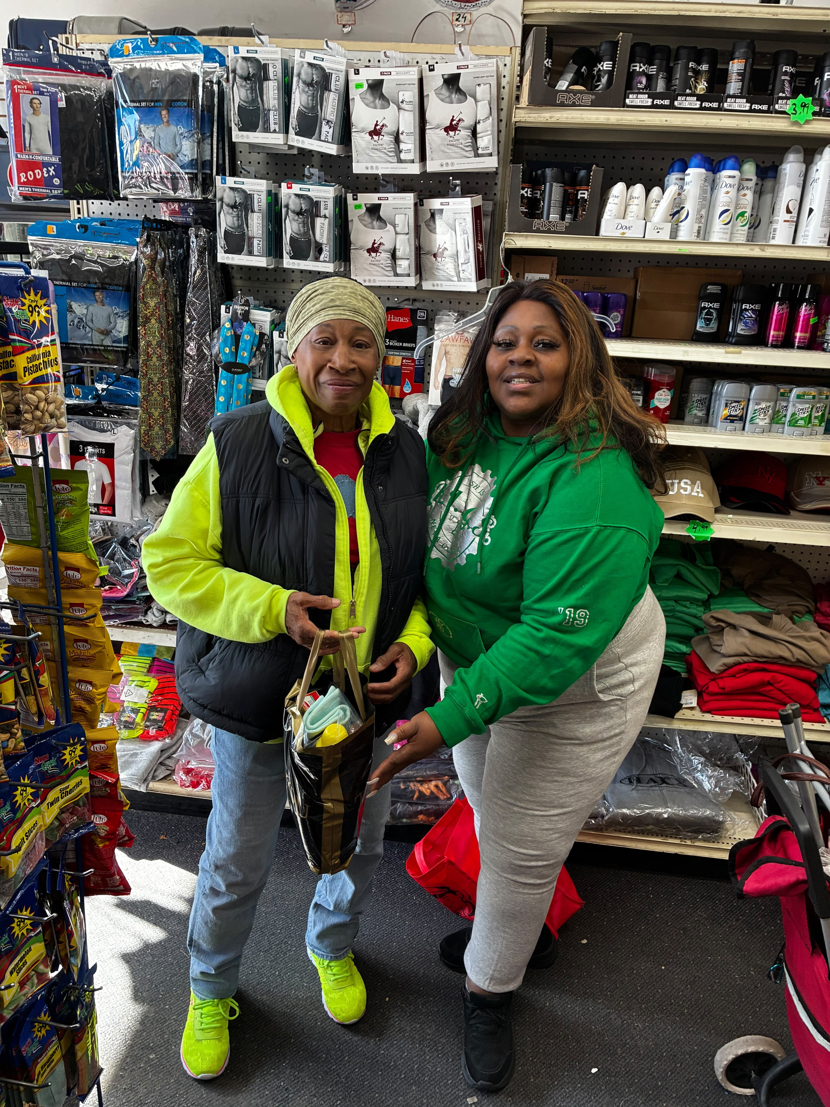 Community volunteers working together