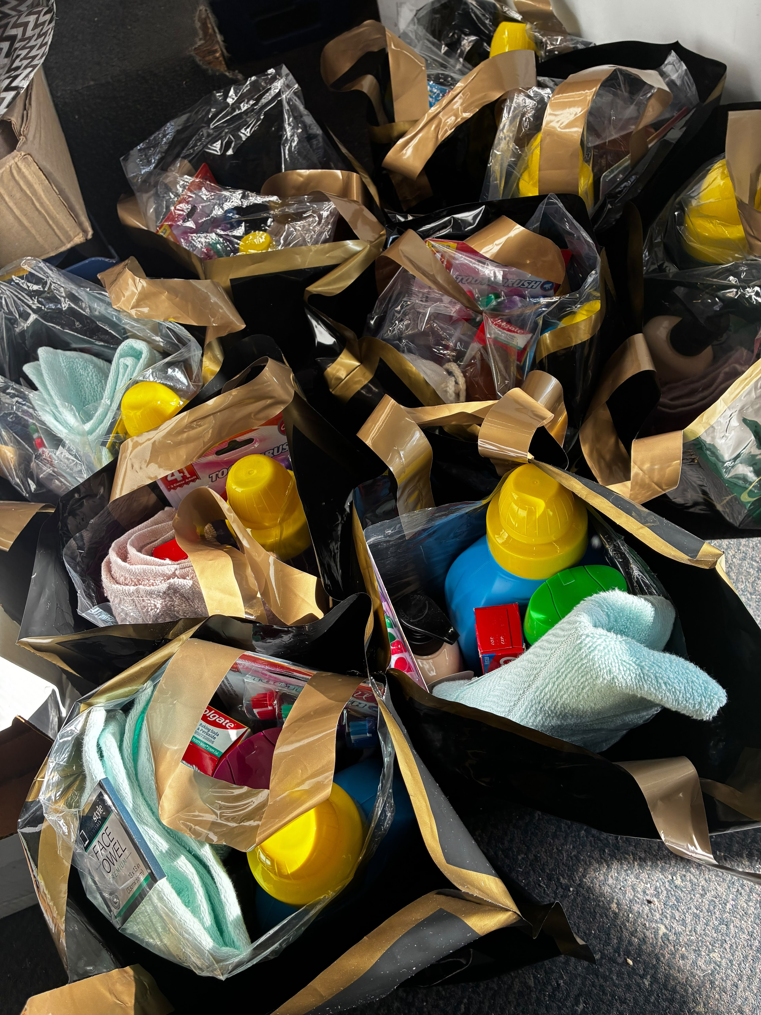 FES Women Alliance donation bags community giving