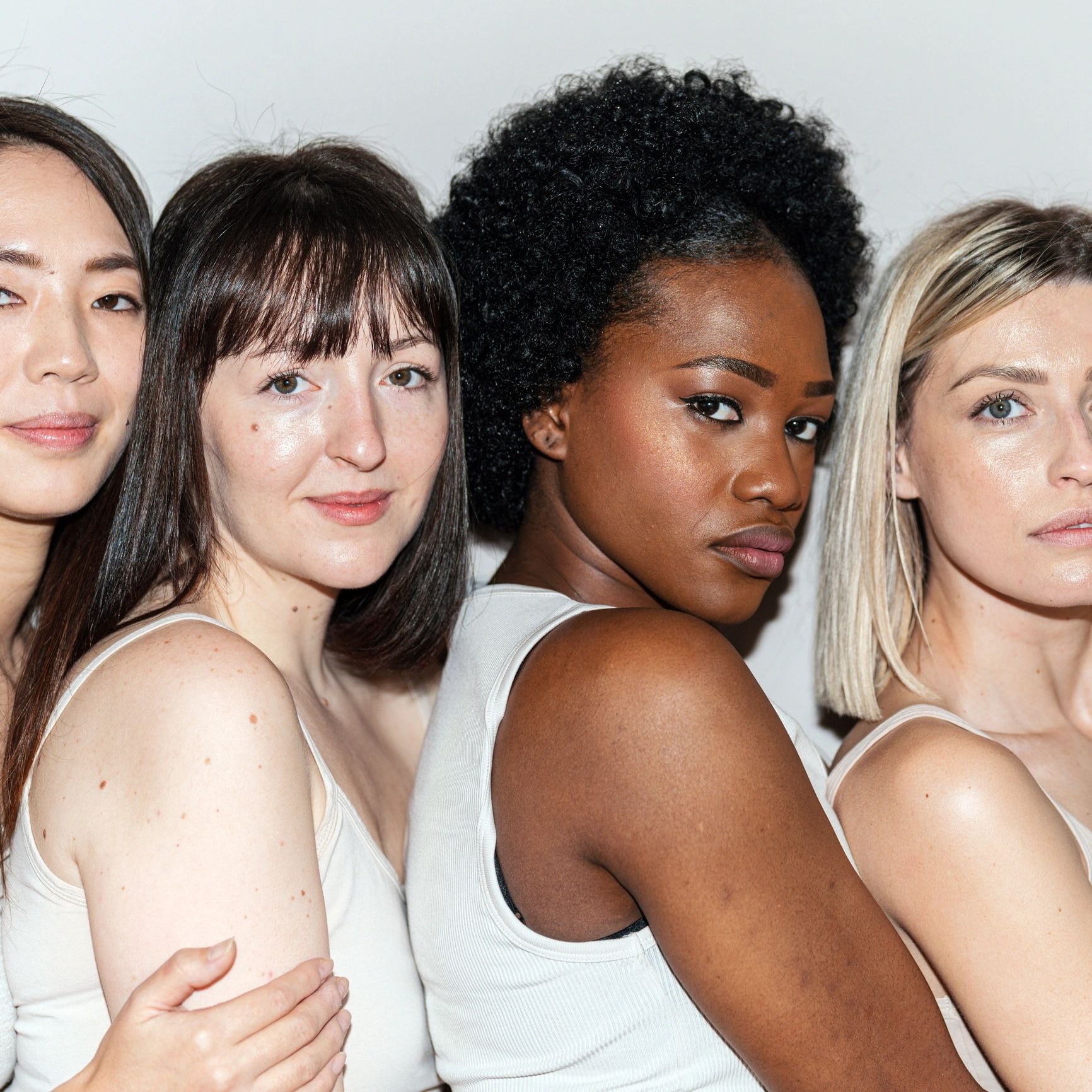 Diverse women united together